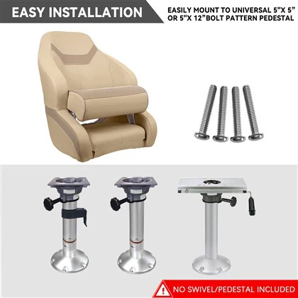 Reguleeritav tipptasemel paadi iste vastupidava ja stabiilse alusega